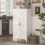 Armoire de rangement durable et réglable avec portes et tablettes magnétiques