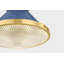 Plafonnier encastré 1 lumière en verre Holophane Highclere par Mark D. Sikes pour Hudson Valley Lighting-112645997-112646000