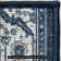 Antiq Blue Medallion Design Anti-Slip Carpet Runner