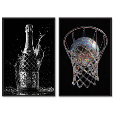 Crystal Splash Set Fashion Fashion Acrylic Print by Art Remedy