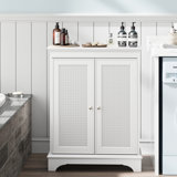 Spacious White Makeup Vanity Cabinet With Board And Glamorous Appeal Modern Cd Storage Adjustable Partition Space Design