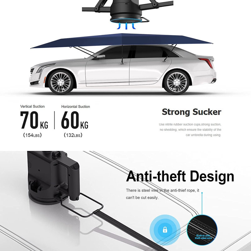 Tente de voiture Universal Universal Mobile Carport
