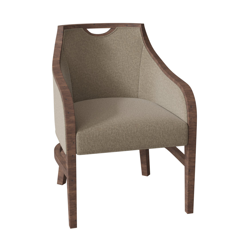 Fauteuil l 24 po Anthony, 3155 Lin Polyester, Tabac