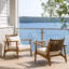 Chaise avec accoudoirs d'extérieur Lorcan Mid-Century-131070792-131247624