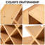 Wescosville Wine Bottle Rack Natural