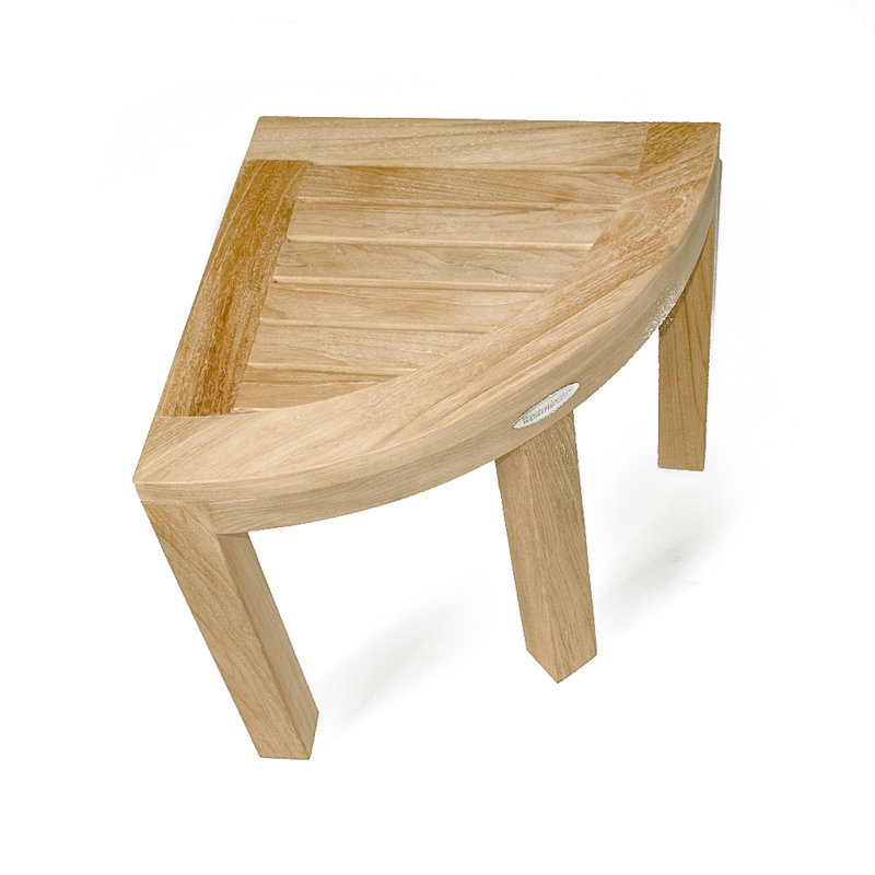Coin ovale en bois massif