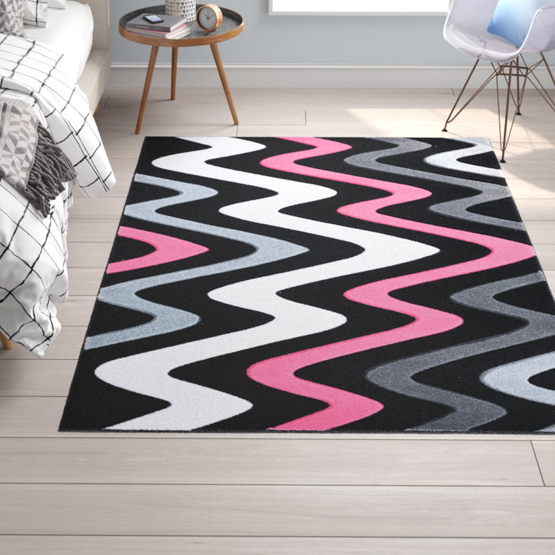 Tapis rose Childersburg, Rectangle 7 pi 10 po x 10 pi 6 po