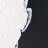 Modern Neutral Blank Face Man Contemporary Art, White and Black