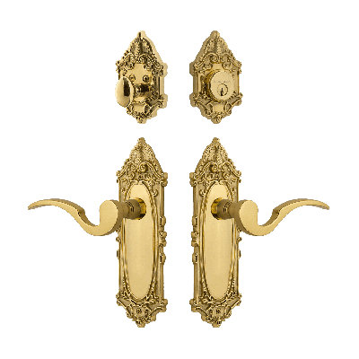 Nostalgic Warehouse Victorian Entry Set with Manor Lever