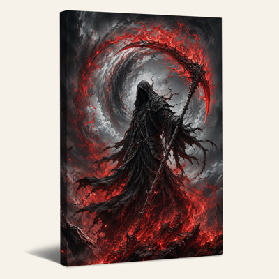 Art mural sur toile sombre