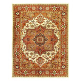 Windale Hand Woven Cotton and Wool Oriental Area Rug