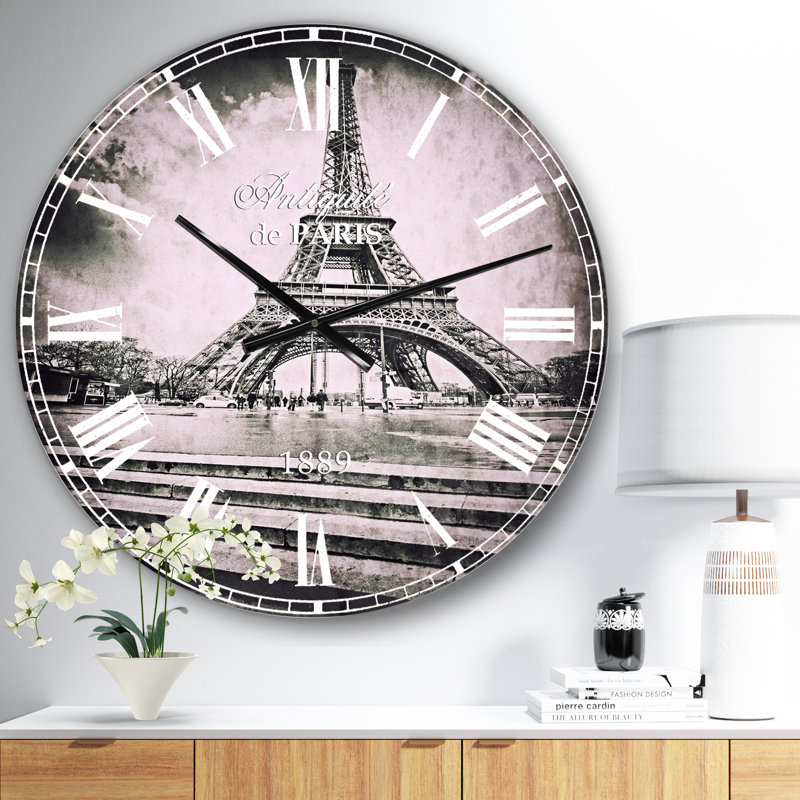Horloge murale Paris Tour Eiffel, Moyen