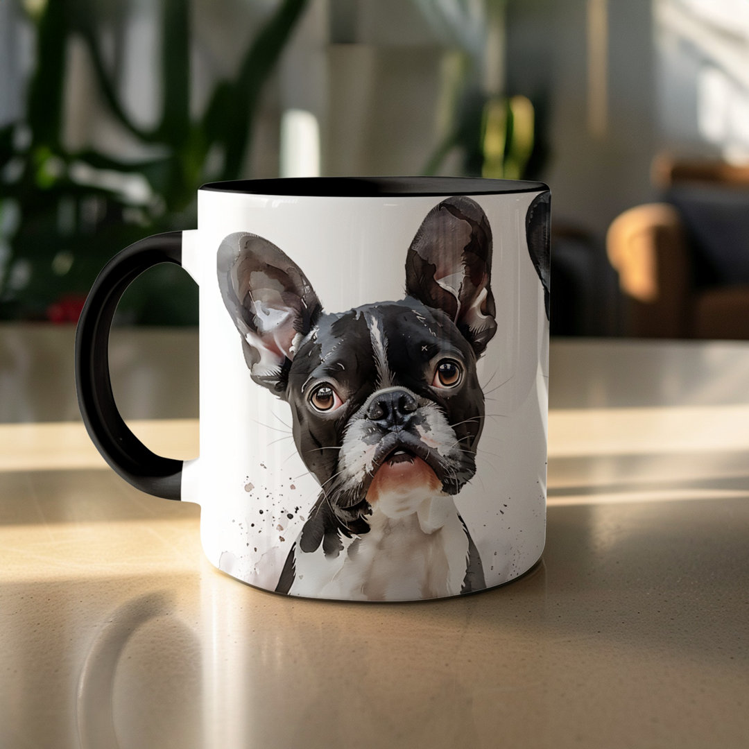 Watercolor Shih Tzus Design 11oz Coffee Mug