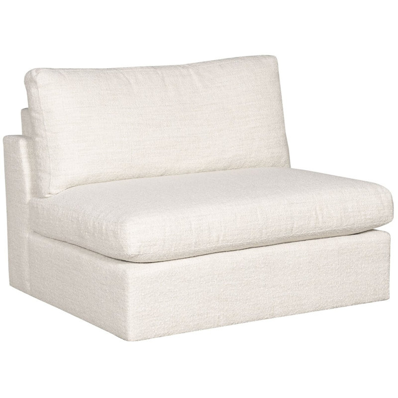 Chaise sans accoudoirs Embrace, Worthy Snow