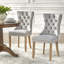 Chaise d'appoint rembourrée en velours Eries-1936842640