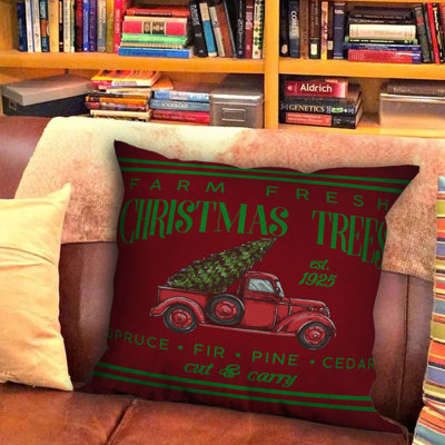 Outdoor Reversible Throw Pillow