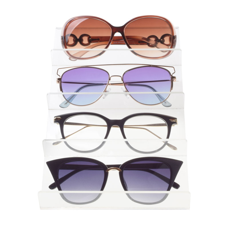 Acrylic Slanted Eyewears Stand Holder Organizer