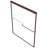 Eurolite 58 in. W x 70.5 in. H Sliding Bypass Frameless Shower Door in Oil Rubbed Bronze with 3/8 in. (10mm) Thick Clear Glass-50217755
