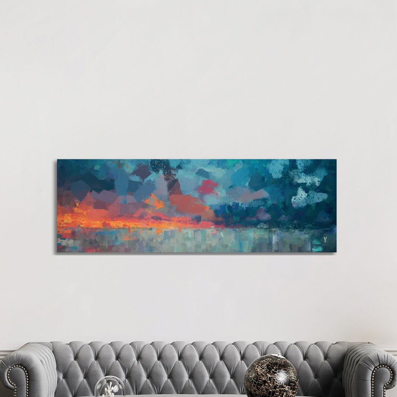 Antartico by Van Credi - Panoramic Painting on Canvas, Wrapped Canvas, 50.8cm H x 152.4cm W x 3.81cm D
