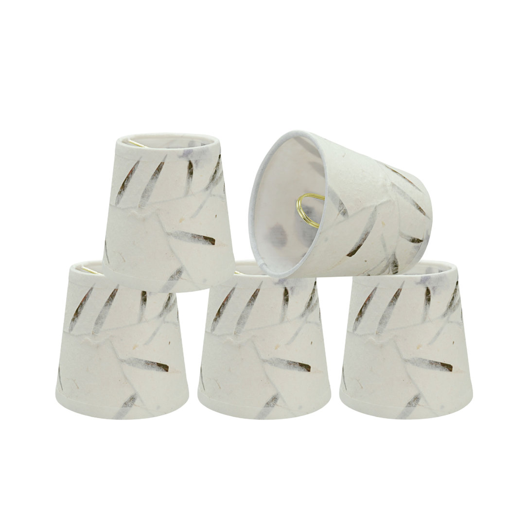 3'' H x 4'' W Paper Empire Lamp Shade (Set of 5) Bay Isle Home™