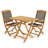 ARB Teak Outdoor Rectangular Teak Outdoor Folding Dining Table