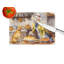 Yellow Lab Fall Kitchen Pumpkins Glass Cutting Board Large