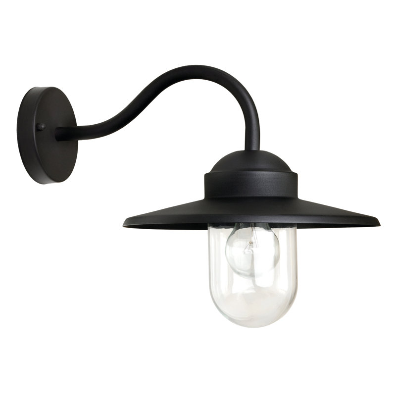 Dolce Integrated LED Outdoor Barn Light, Black