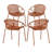 Yelva Patio Stackable Dining Chairs Set-833789526