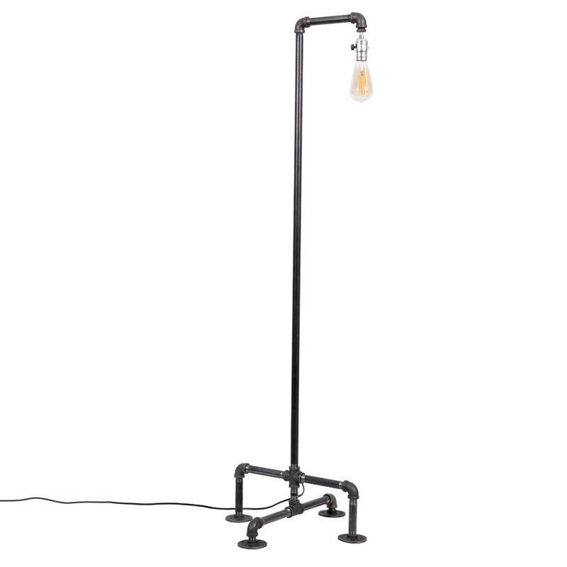 Lampe de lecture sur pied robuste avec base industrielle
