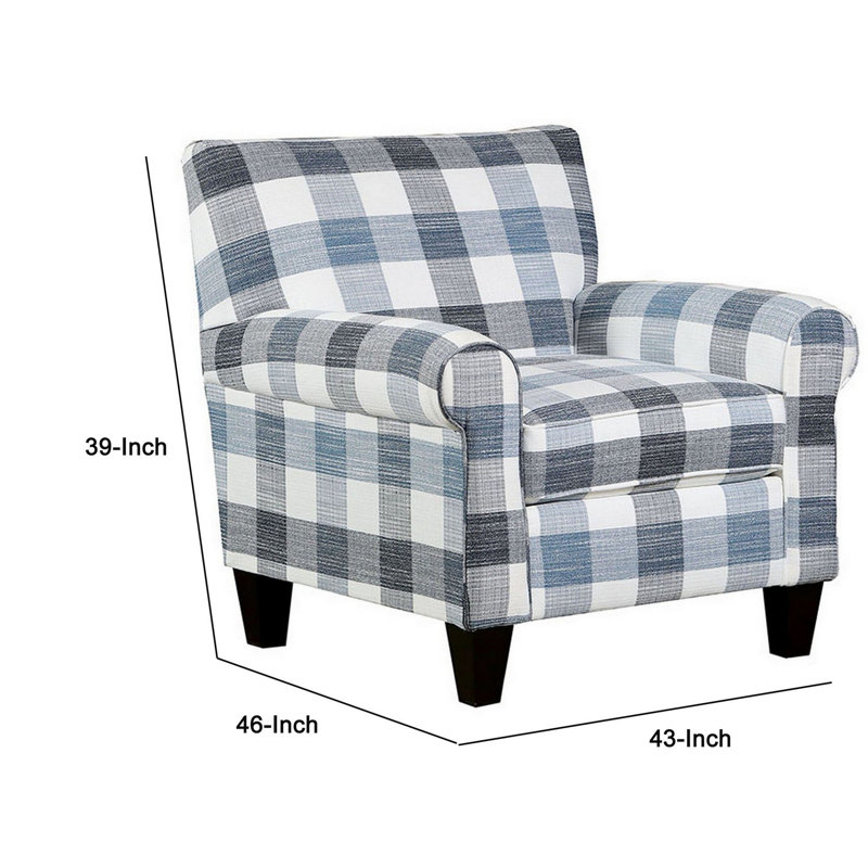 Fauteuil de 46 po de large Kendl