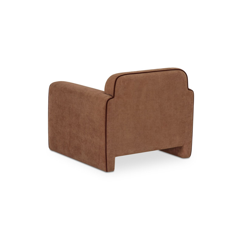Leo Armchair, Brown, Solid Color