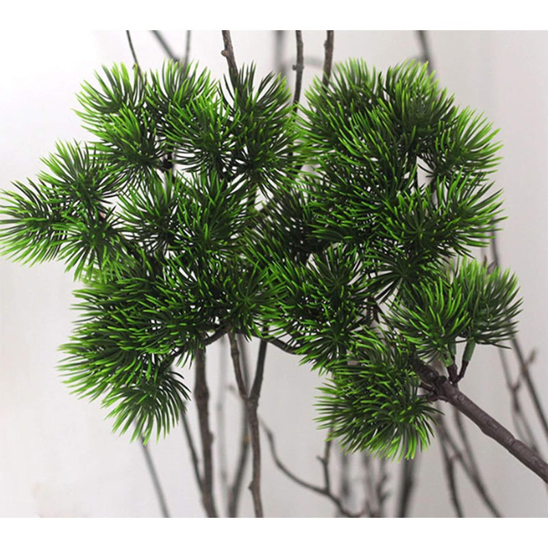 Paquet de 6 aiguilles de pin artificielles, branches de pin de ...