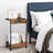 Yacout End Table and Built-In Outlets