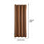 Paire de rideaux pour rideaux en tissu l 63 po x L 52 po Kondieu-578361486
