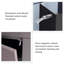 Aquarium vertical sur pied 15,75 po-2077575084
