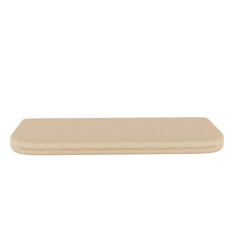 Ottoman/Bench Replacement Cushion 19L x 42.75W x 3D Sunbrella, Antique Beige Sunbrella® Canvas