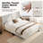 Upholstered Bed Frame with Channel Tufted Headboard-124323809-97872335