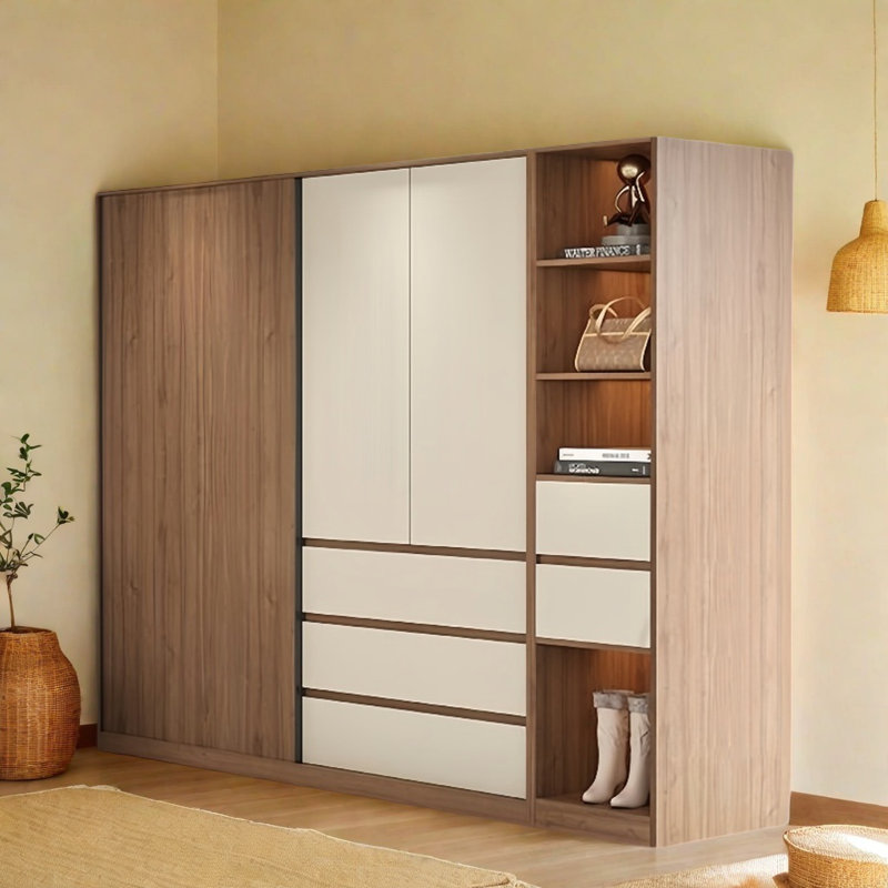 Petite garde-robe moderne et simple, H 78,74 po x l 94,49 po x P 23,62 po