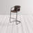 Higbee Genuine Leather Low Back Bar and Counter Stool-90891957-106202950