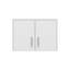 Danbury Storage Cabinet-Wall Cabinet, White