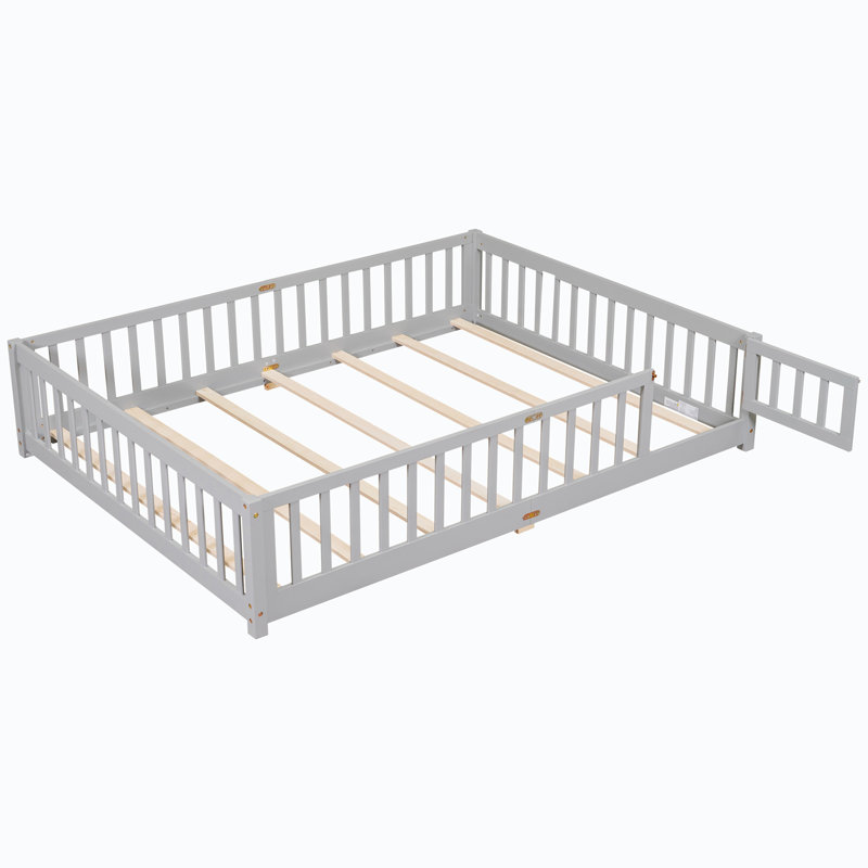 Lit plateforme 17,63 po Falca, gris