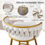 Upholstered Swivel Counter Stool-501191425