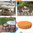Decorative Indoor Outdoor Waterproof Round Cushion Cover, Patio UV Resistant Seat Cushion Cover-1763584625