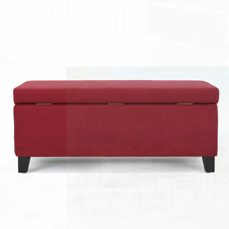 Repose-pieds Ingerson, Mélange de polyester rouge foncé