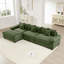 Canapé modulaire surdimensionné en L avec méridienne, assise profonde, conception ergonomique et assemblage facile-1823704316