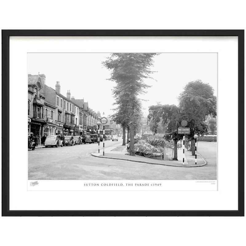 Sutton Coldfield, The Parade C1949 - Single Picture Frame Print, 60cm H x 80cm W x 2.3cm D