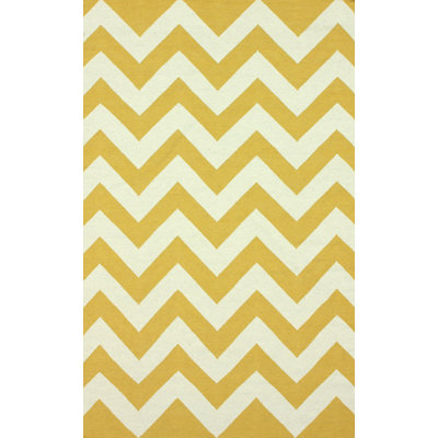 Tapis Panama à chevrons dorés