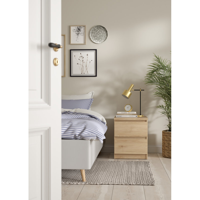 Jada 2 - Drawer Nightstand, Jackson Hickory