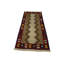 Tapis oriental tribal 3 x 6 multicolore One-of-a-Kind