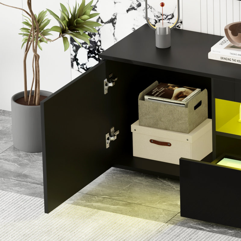 Black TV Stand